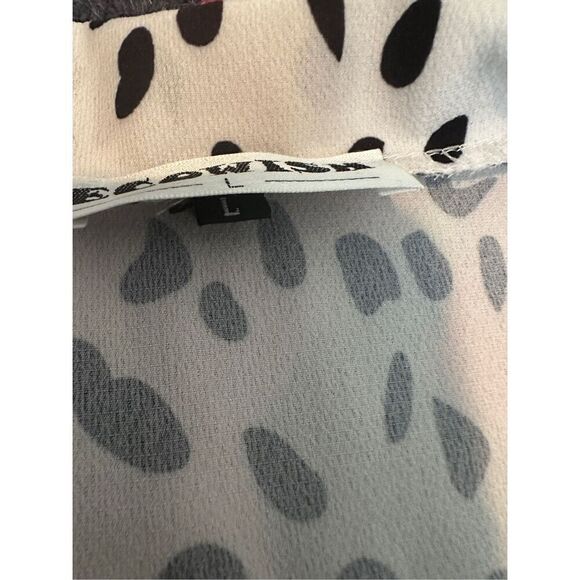 Amazon black polka dot blouse - Picture 3 of 8